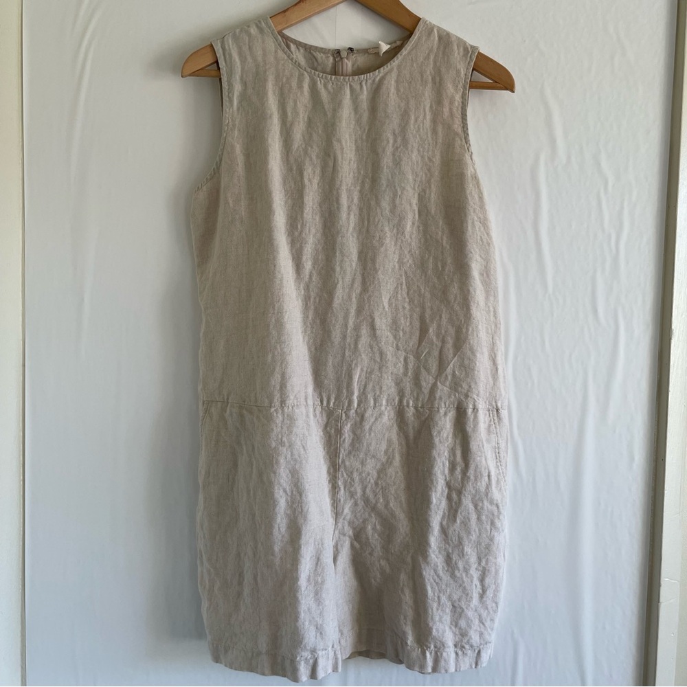 Eileen Fisher Organic Natural Short Jumpsuit Size S/P